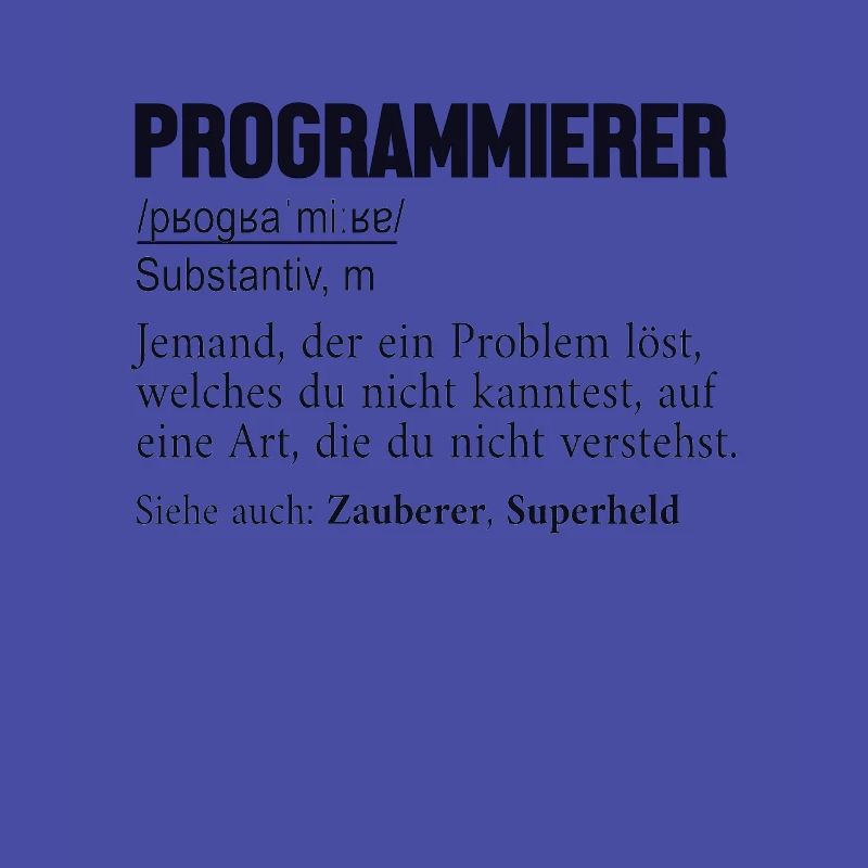 Programmierer Definition Developer Coder