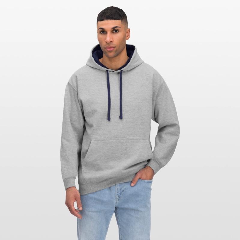 Contrast hoodie