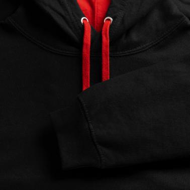 Sudadera con capucha contraste