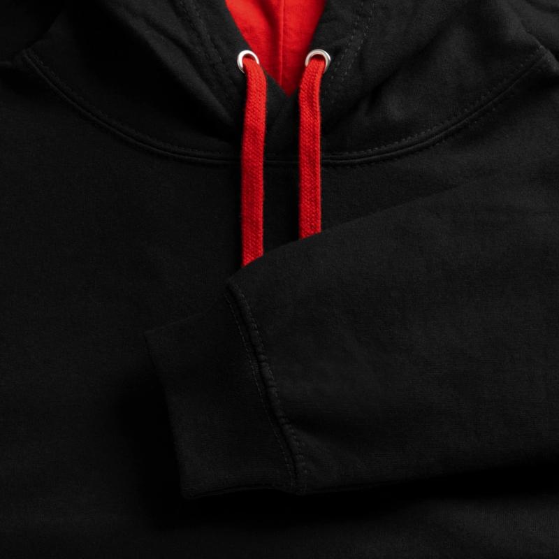 Sudadera con capucha contraste