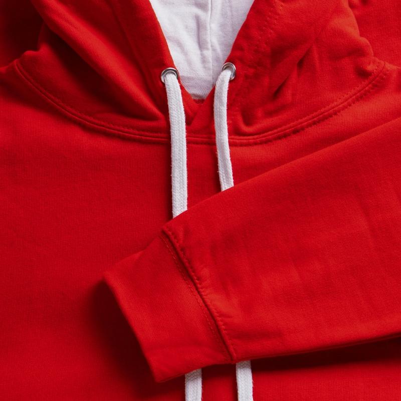 Sweat à capuche contrasté