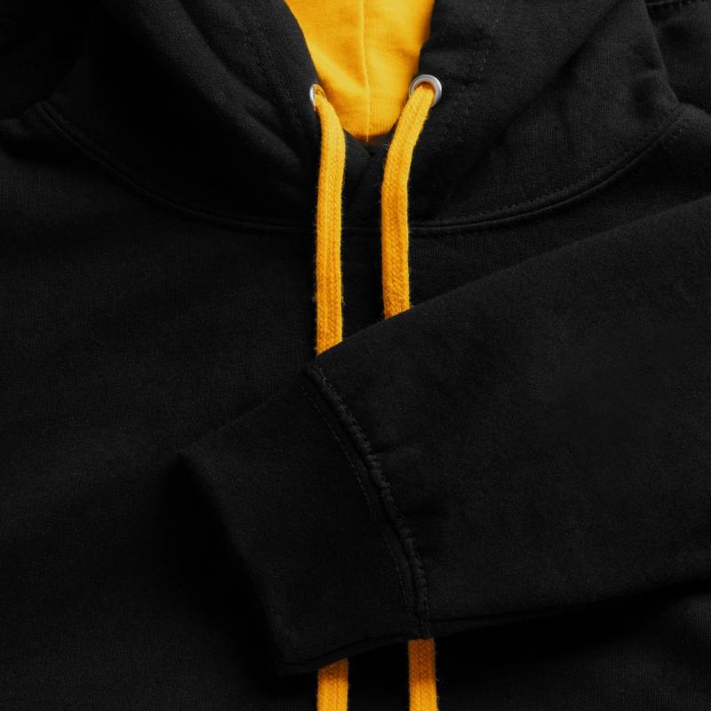 Sweat à capuche contrasté