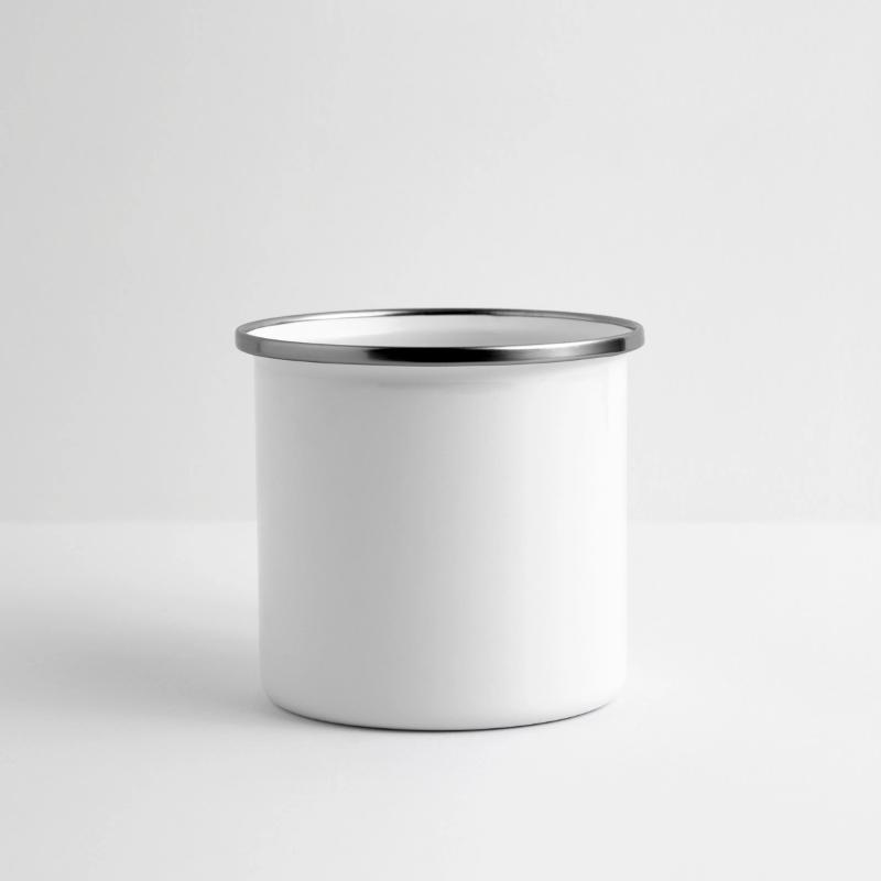 Panorama Emaille-Tasse