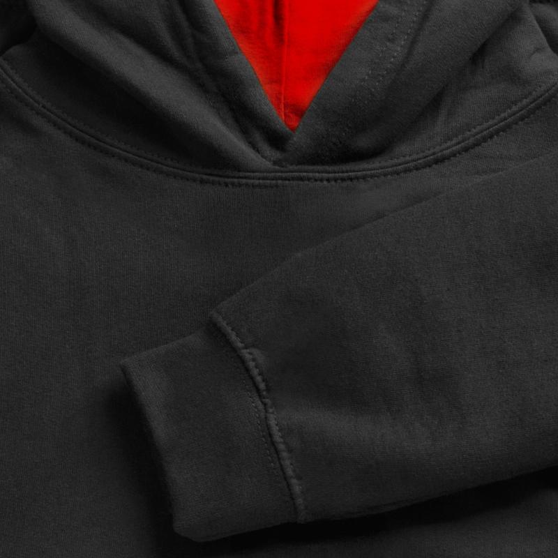 Dziecięca bluza z kontrastowym kapturem