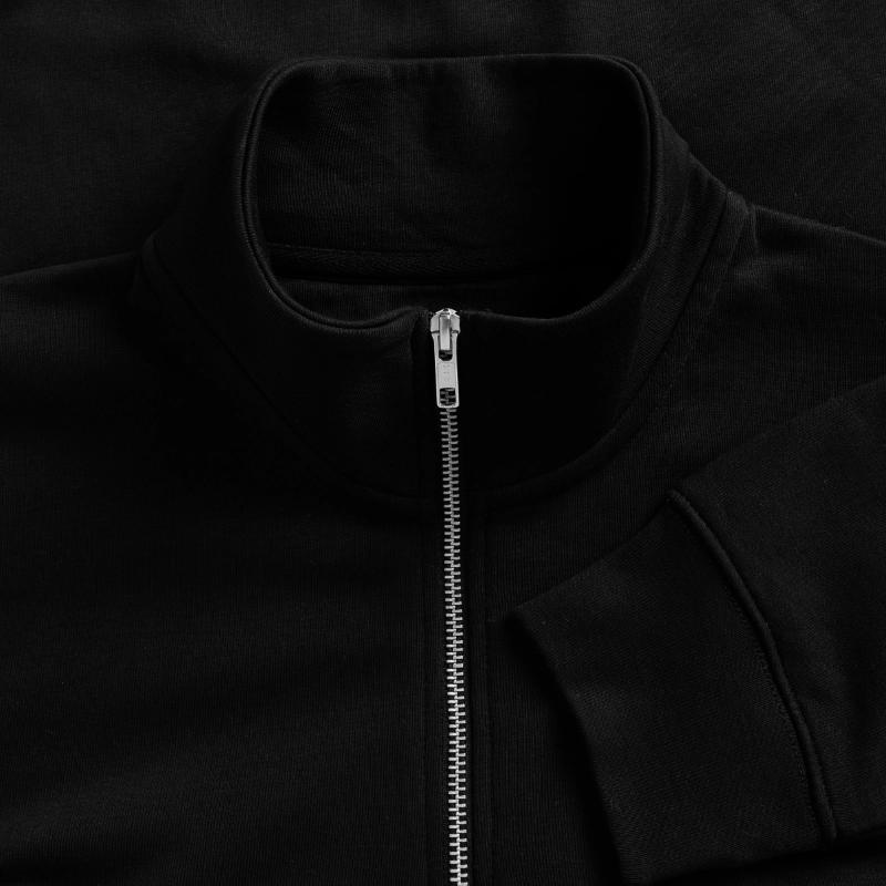 Sweat col montant zippé unisexe