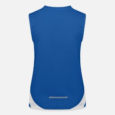 Camiseta funcional de tirantes en contraste para mujer