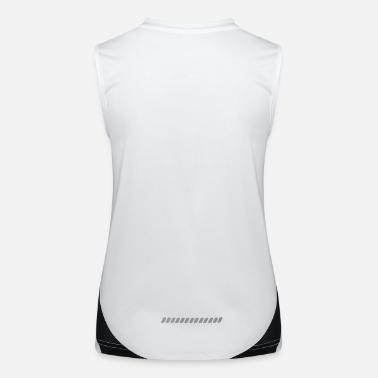 Camiseta funcional de tirantes en contraste para mujer