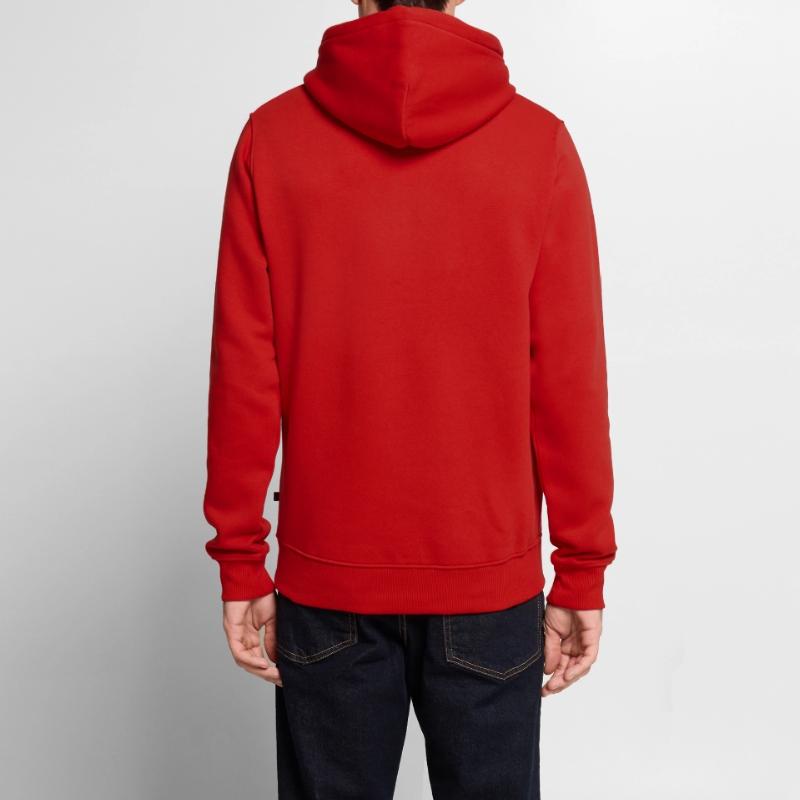 Felpa con cappuccio ecologica premium da uomo