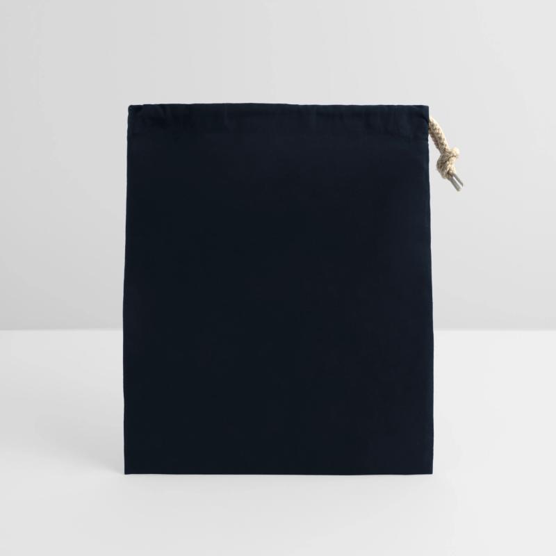 Closable cotton gift bag (25x30cm)