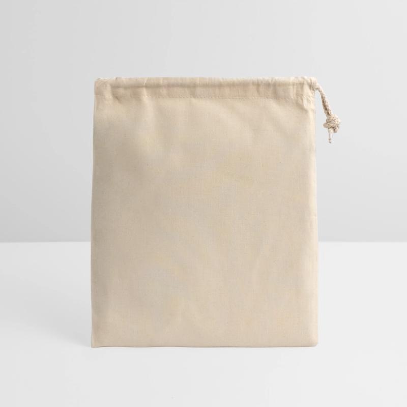 Bolsa de regalo de algodón con cierre (25x30 cm)