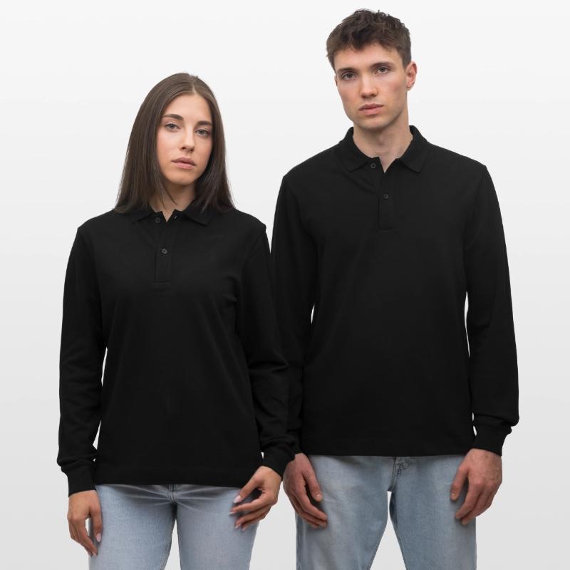 Stanley/Stella Unisex Bio-Langarm-Poloshirt Prepster