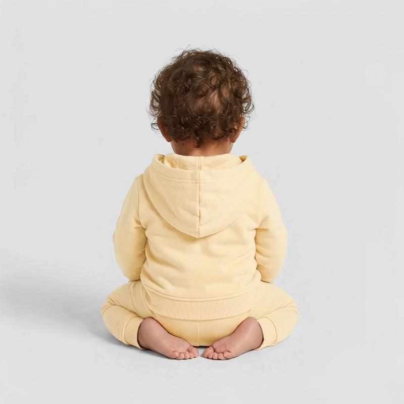 Felpa con cappuccio con zip neonato bio di Stanley/Stella