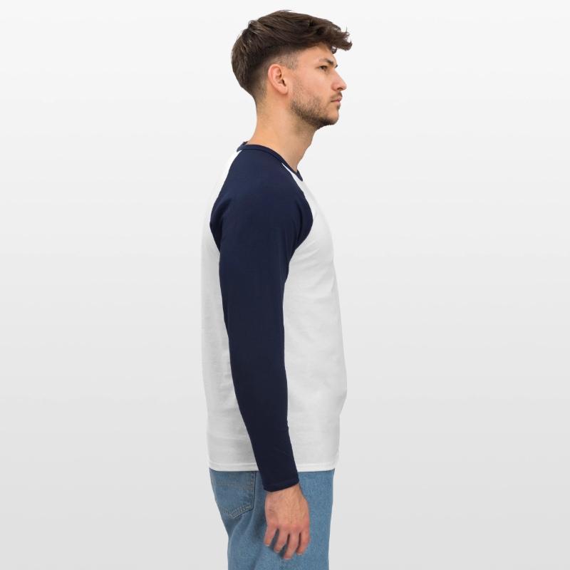 Maglia da baseball a manica lunga da uomo