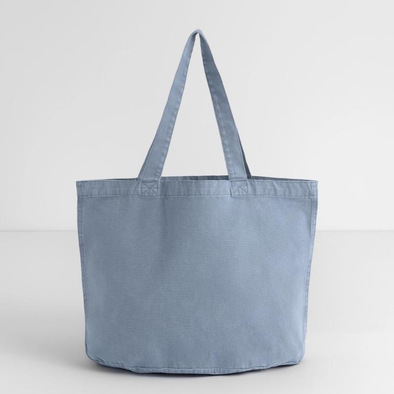 Vintage-Washed Shopper
