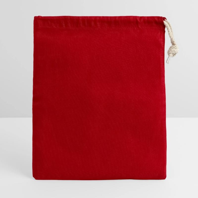 Closable cotton gift bag (40x50cm)