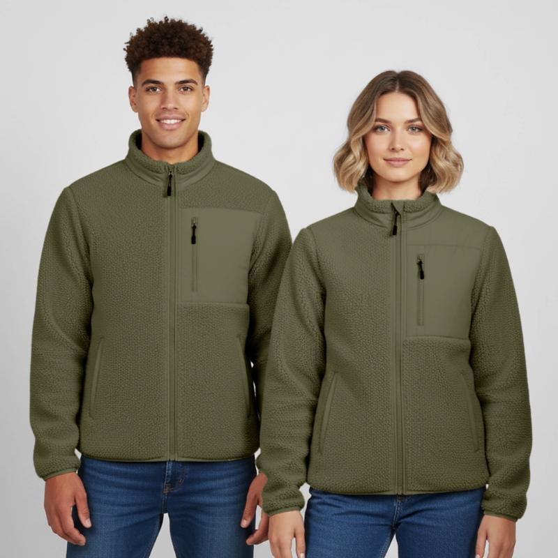 Relaxed Fit Unisex Sherpa Jacket by Stanley/Stella