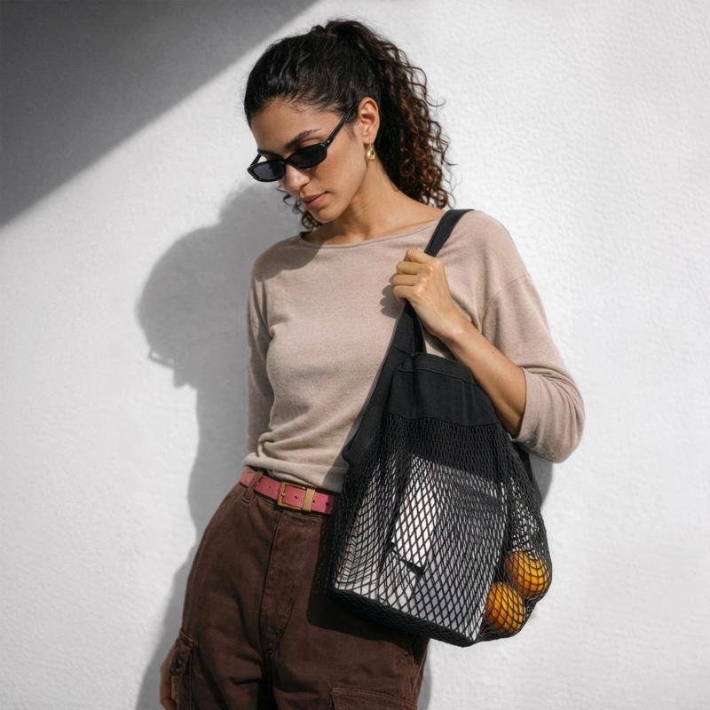 Økologisk mesh handlepose