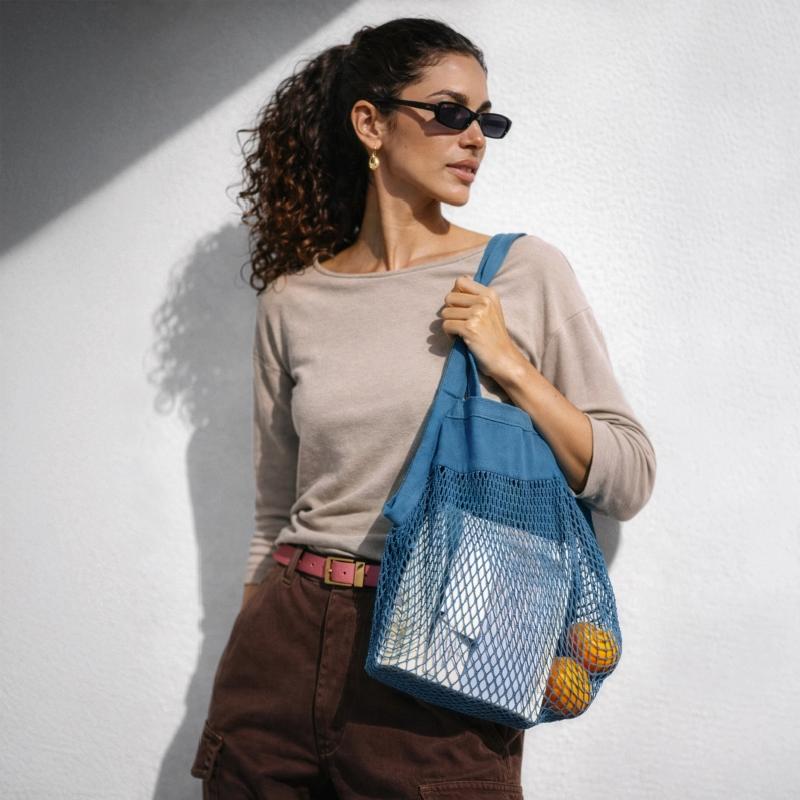 Sac de courses en mesh bio