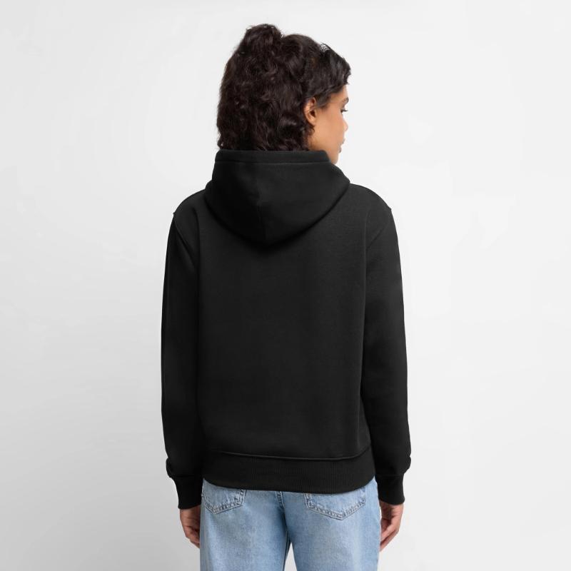Dame Premium hoodie, økologisk bomuld