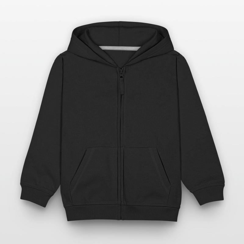 Felpa con cappuccio e zip ecologica Premium per bambini/ragazzi REGULAR FIT