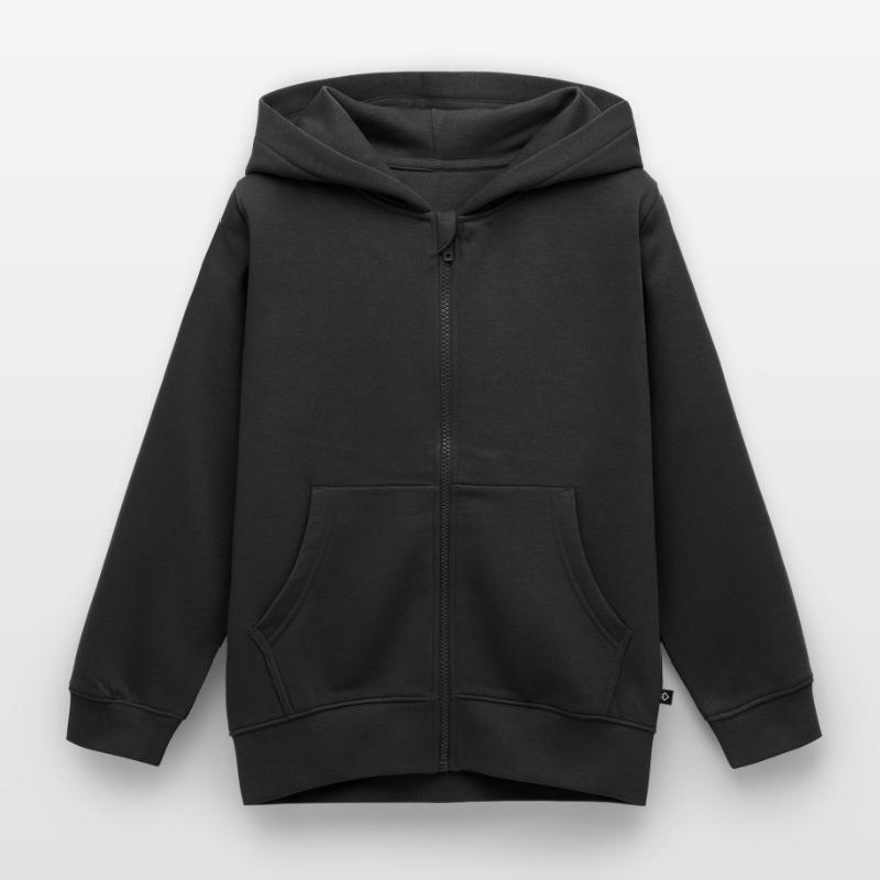 Felpa Premium con cappuccio con zip bambino bio