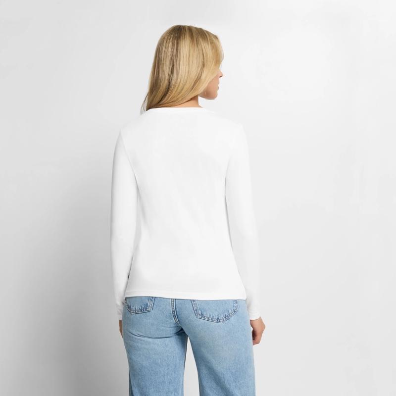 Frauen Premium Bio Langarmshirt