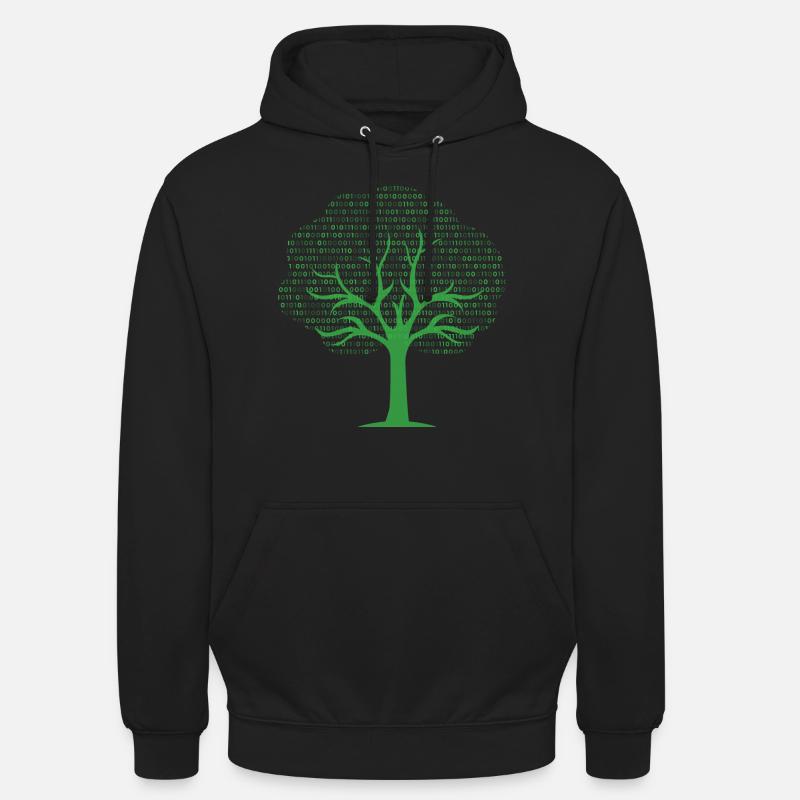 Binary Tree... Programmierer & Nerd - Unisex Hoodie - Schwarz