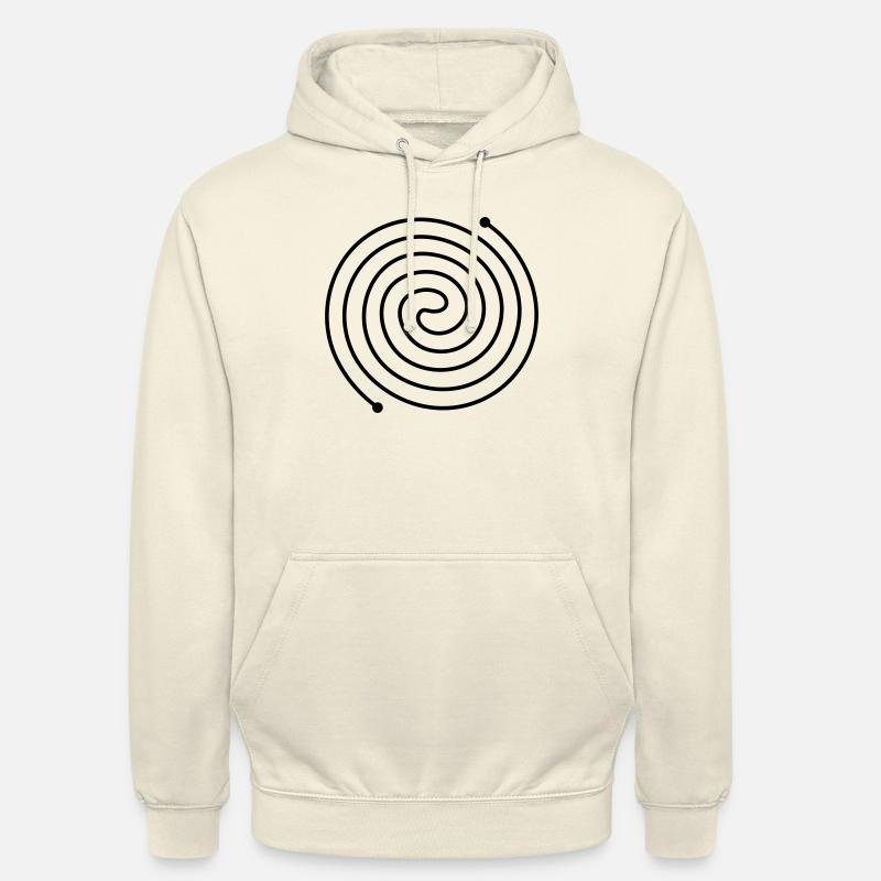 Crop-circle-2-en-1 - Sudadera con capucha unisex - batido de vainilla