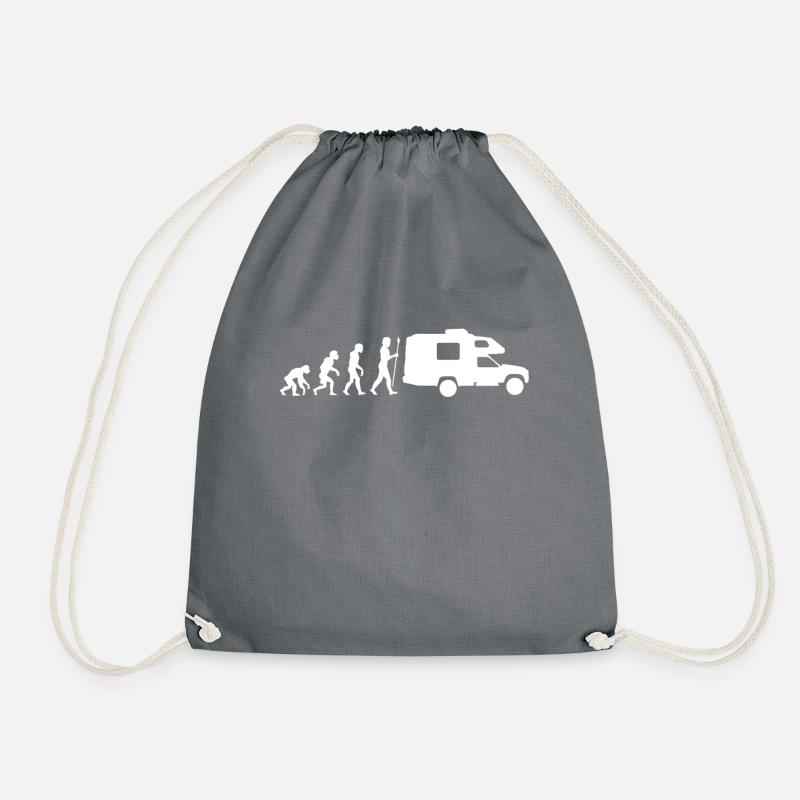 Evolution Camping Tent Caravan - Drawstring Bag - grey