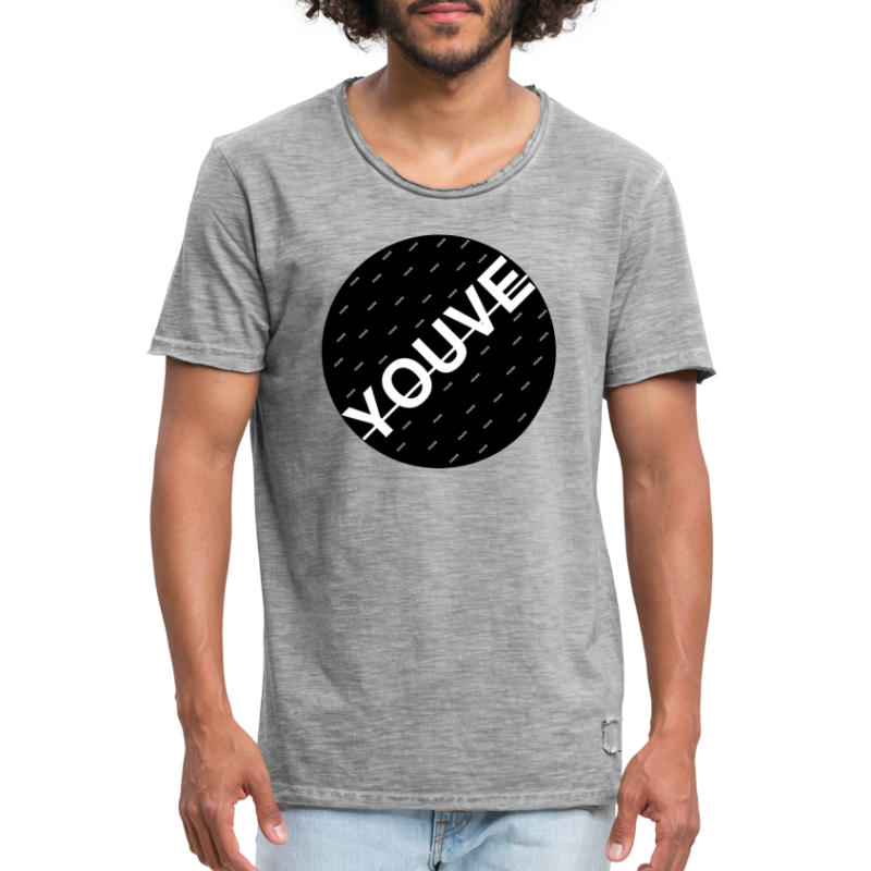 YOUVE - Männer Vintage T-Shirt
