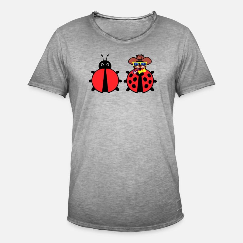 Bugs Debug Developer Bugfixing Programmierer - Männer Vintage T-Shirt - Vintage Grau