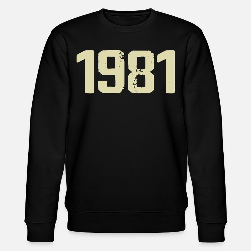 Jubilee 1981 - Stanley/Stella CHANGER Unisex Organic Sweatshirt - black