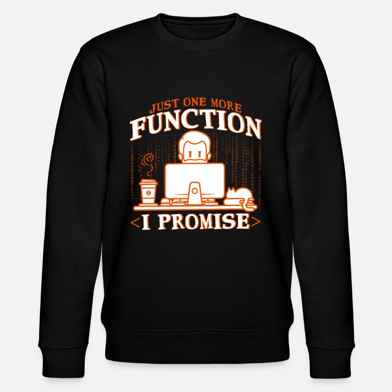 Software developer Computerfreak Programmer - Stanley/Stella CHANGER Unisex Organic Sweatshirt - black