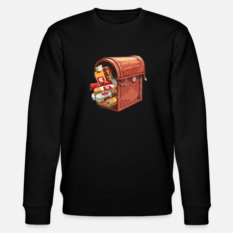 Spam computer joke - Stanley/Stella CHANGER Unisex Organic Sweatshirt - black