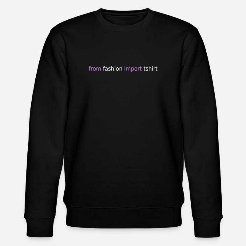 Python Shirt - Stanley/Stella Unisex Bio-Sweatshirt CHANGER - Schwarz