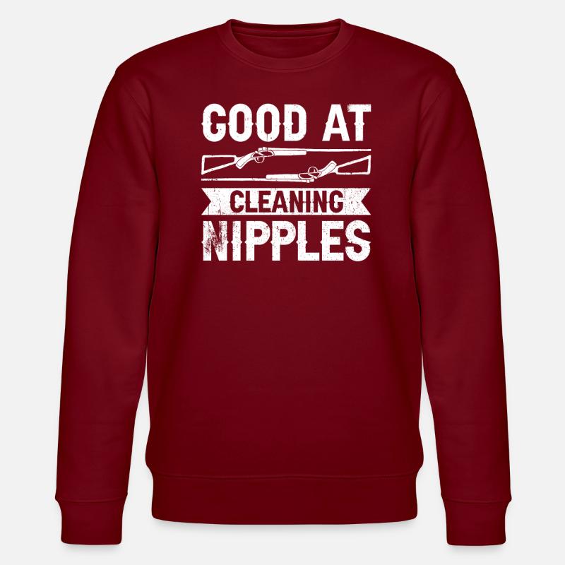 Vorderlader Muzzleloader Muzzle Loading - Stanley/Stella Unisex Bio-Sweatshirt CHANGER - Burgunderrot