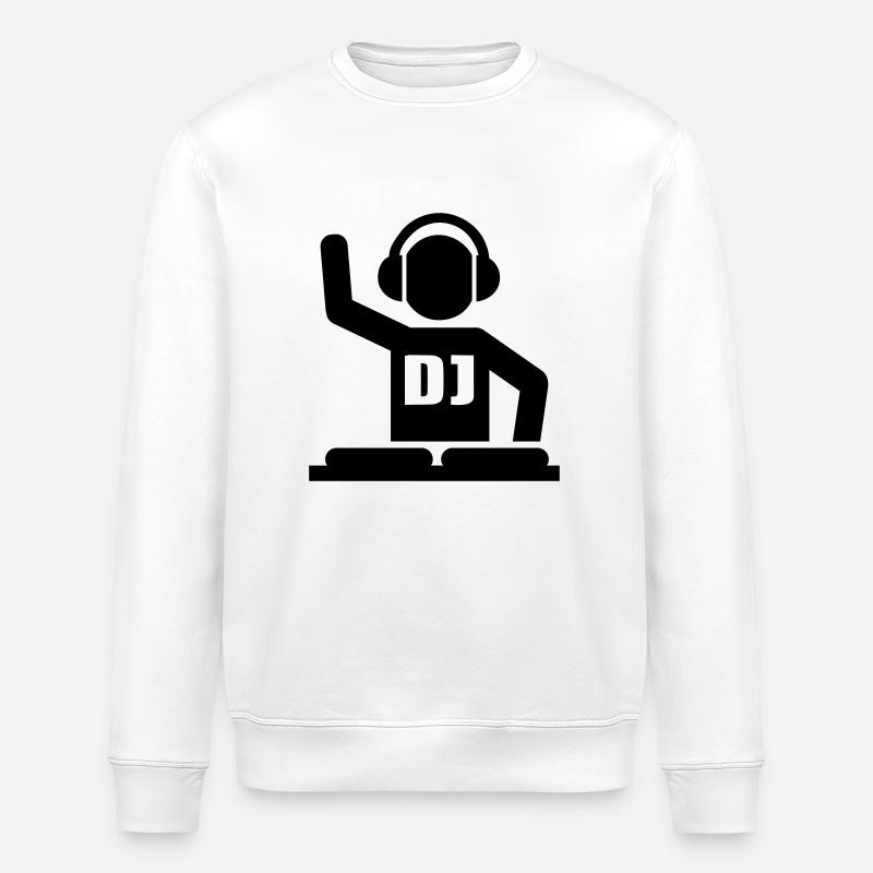 DJ - Sudadera ecológica unisex ROLLER de Stanley/Stella - blanco