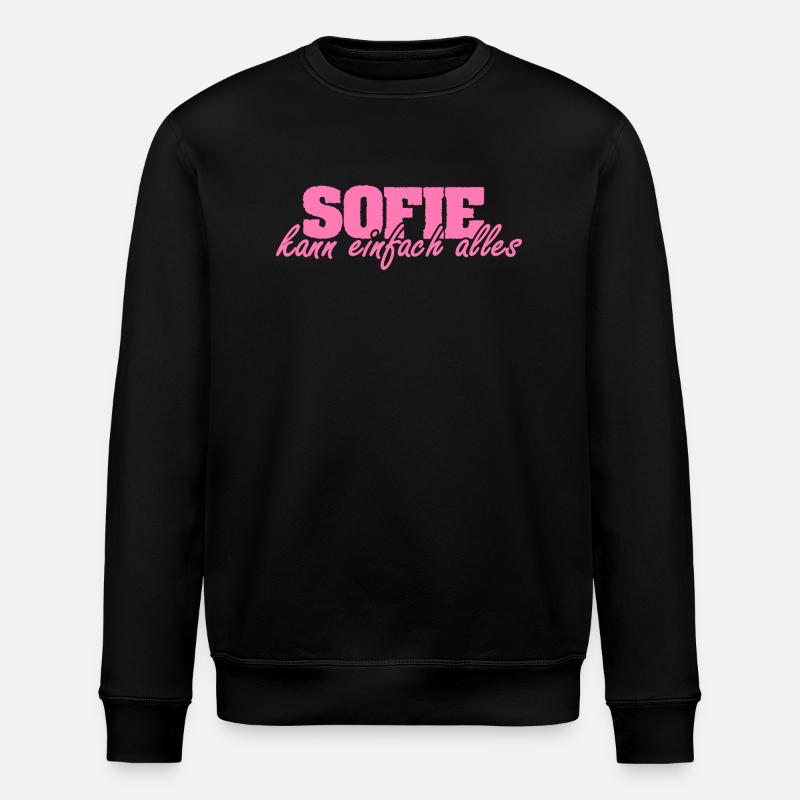 Frau Sofie - Stanley/Stella Unisex Bio-Sweatshirt ROLLER - Schwarz