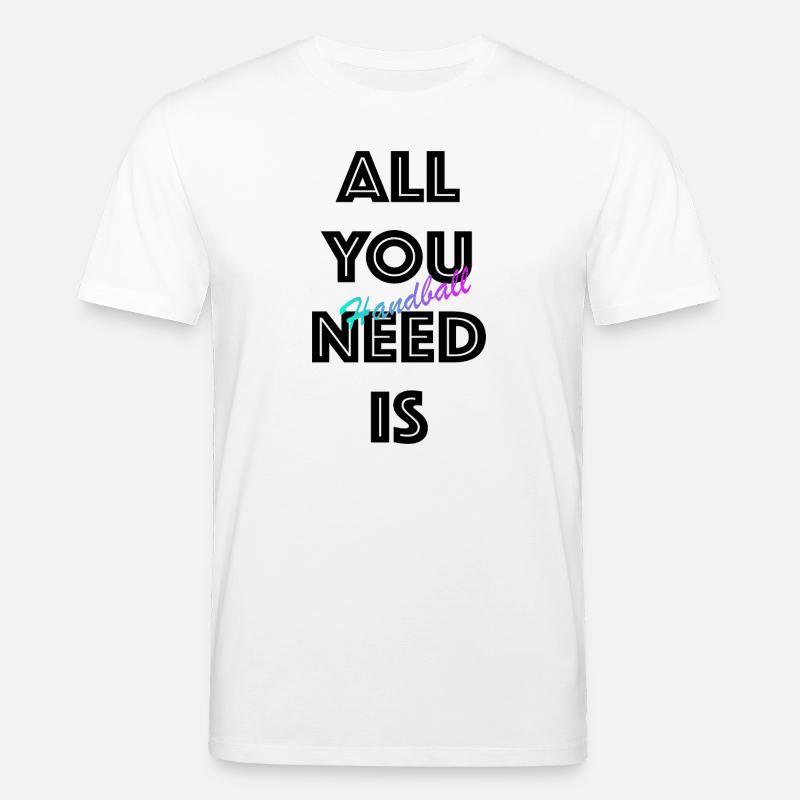 Handball Gradient Script - Stanley/Stella CREATOR Unisex Organic T-Shirt - white