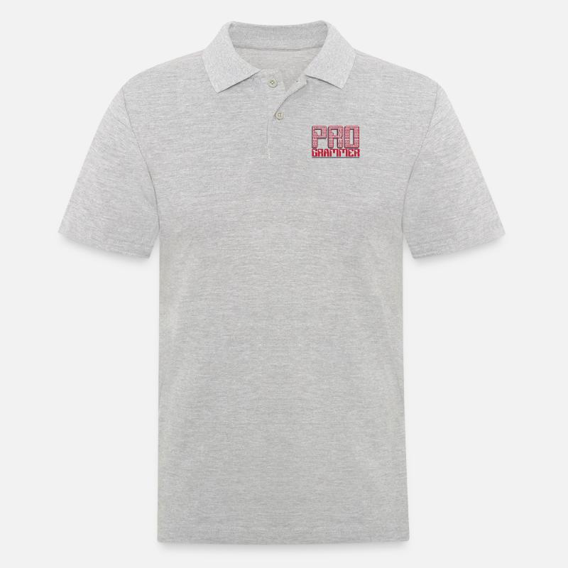 Programmer Developer Software Developer Coder - Men's Polo Shirt - heather grey