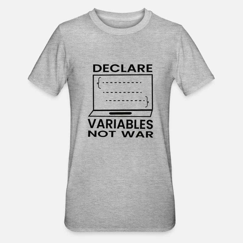 Software Developer Programmer Gift - Unisex Polycotton T-Shirt - heather grey