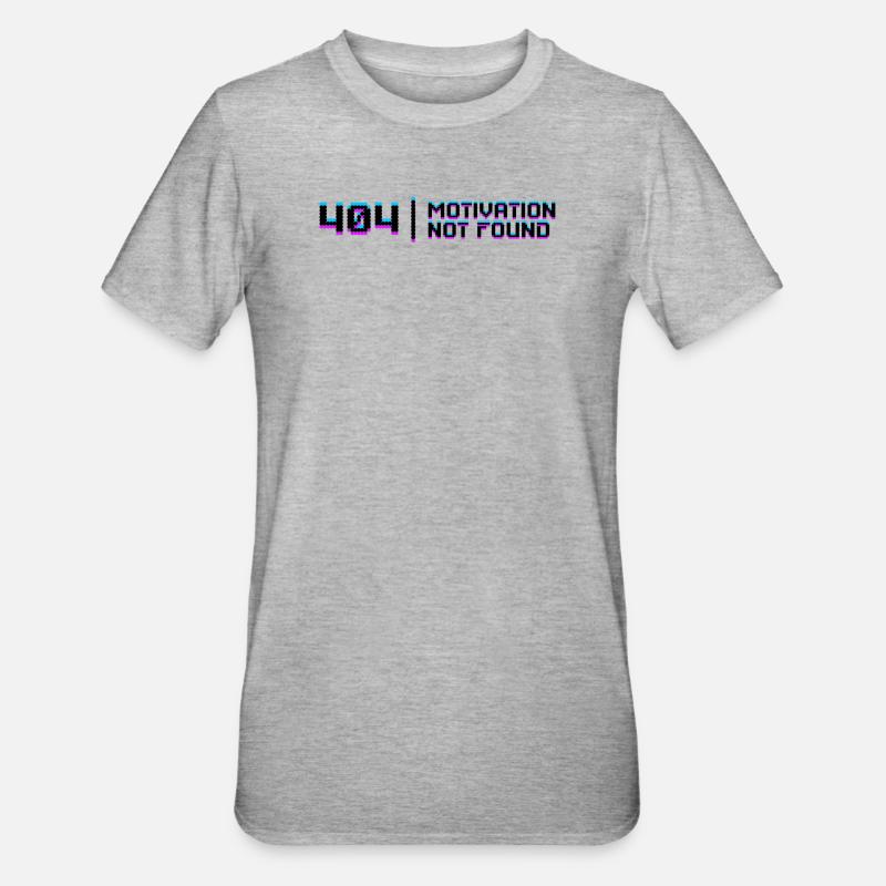 Bugfixing Skripting Dev Computerfreak Developer - Unisex Polycotton T-Shirt - Grau meliert