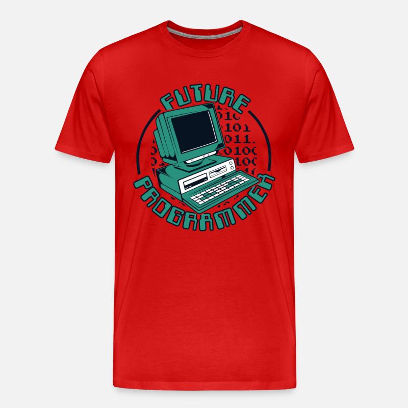 Future Programmer Software Engineer Developer - Men's Premium Organic T-Shirt - red