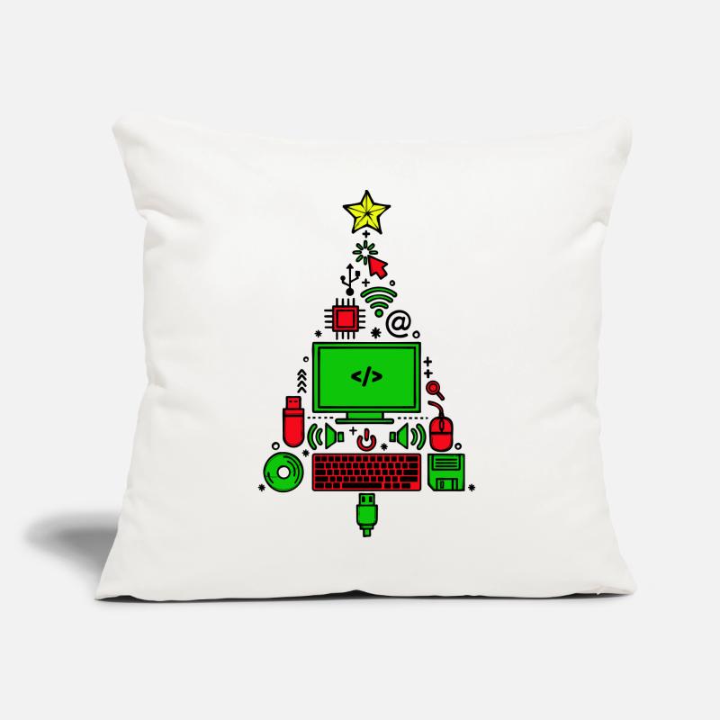 Codice Codice Programmatore di script di debug del codice del computer Cuscino da divano 45 x 45 cm con riempimento