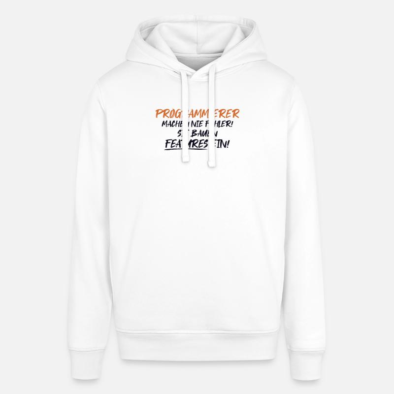 Programmierer Bauen Features Developer Coder - Stanley/Stella Unisex Hoodie SOUNDER - Weiß