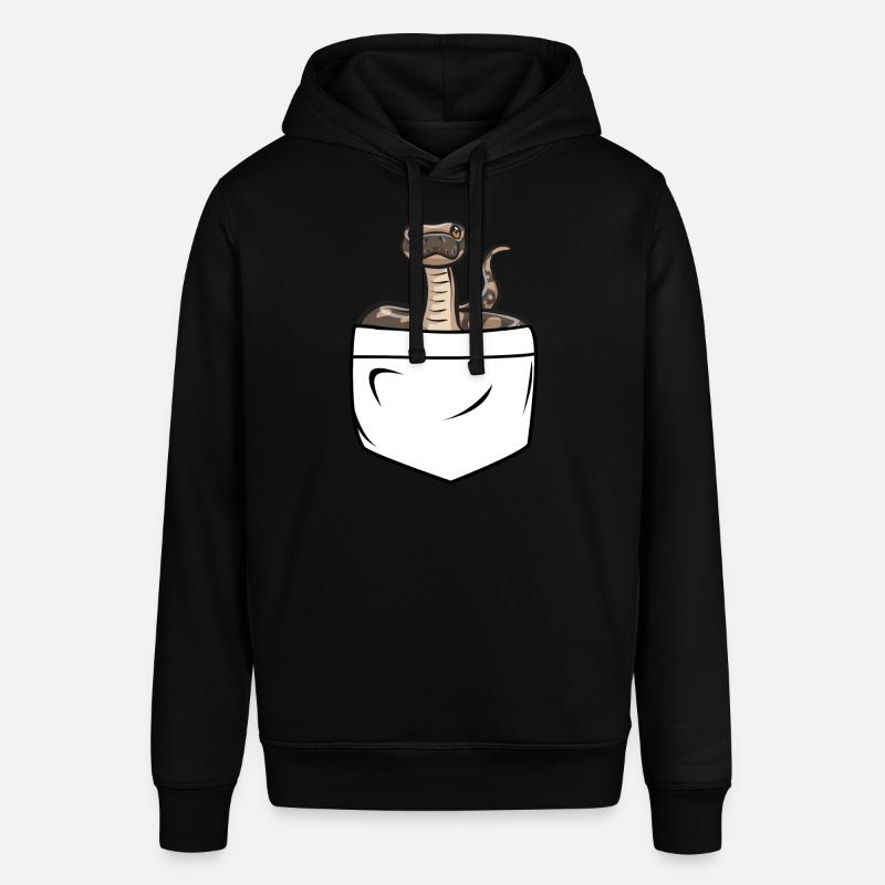 Ball Python Snake King Python - Stanley/Stella SOUNDER Unisex Hoodie - black