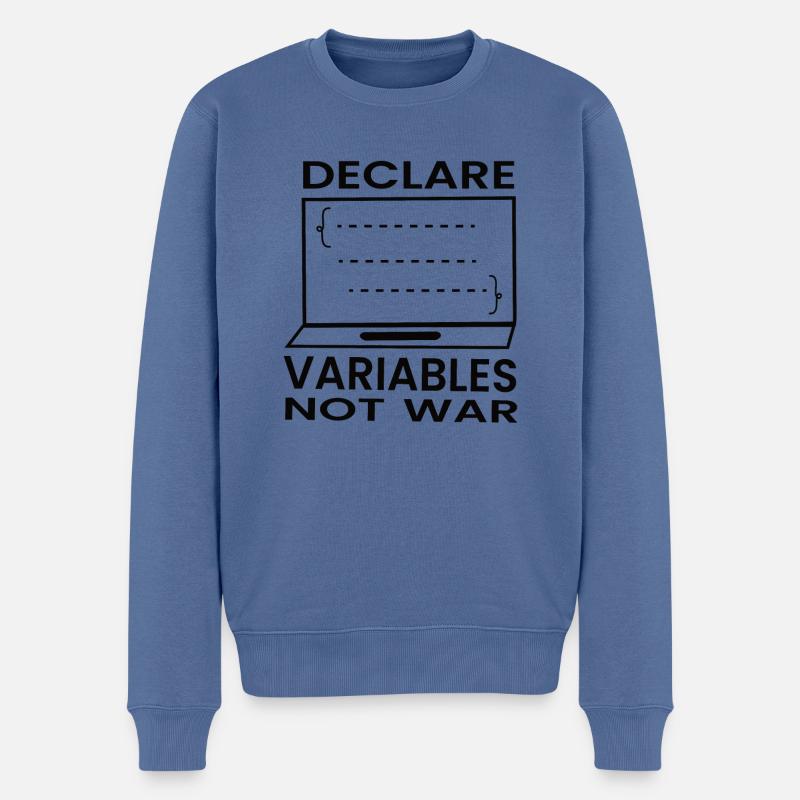 Softwareentwickler Programmierer Geschenk - Männer Premium Bio Pullover - Taubenblau