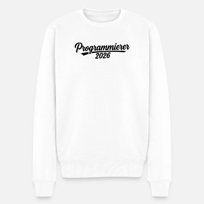 Programmierer 2026 – Coding Design - Männer Premium Bio Pullover - Weiß