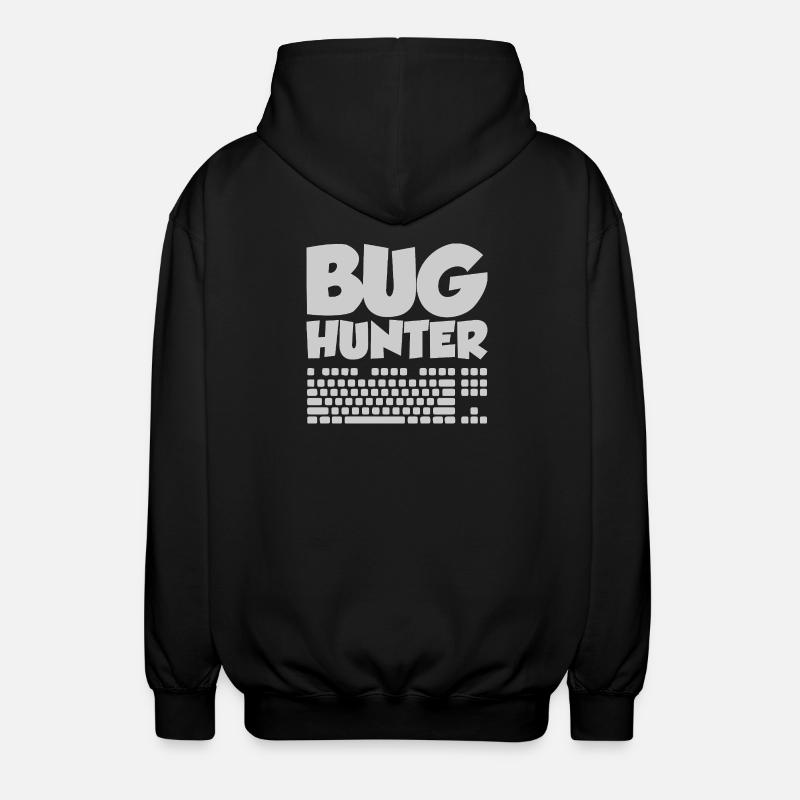 Funny Software Engineers Programmers Developers - Unisex Hooded Jacket - black