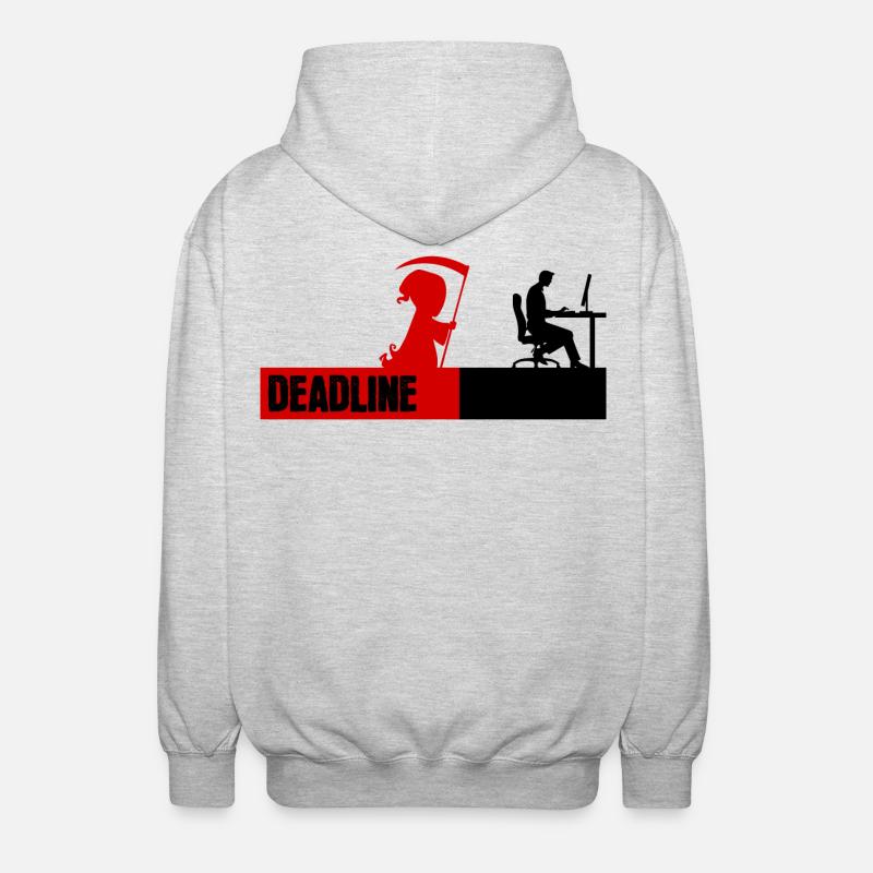 Bugfixing Skripting Dev Computerfreak Developer - Unisex Kapuzenjacke - Hellgrau meliert